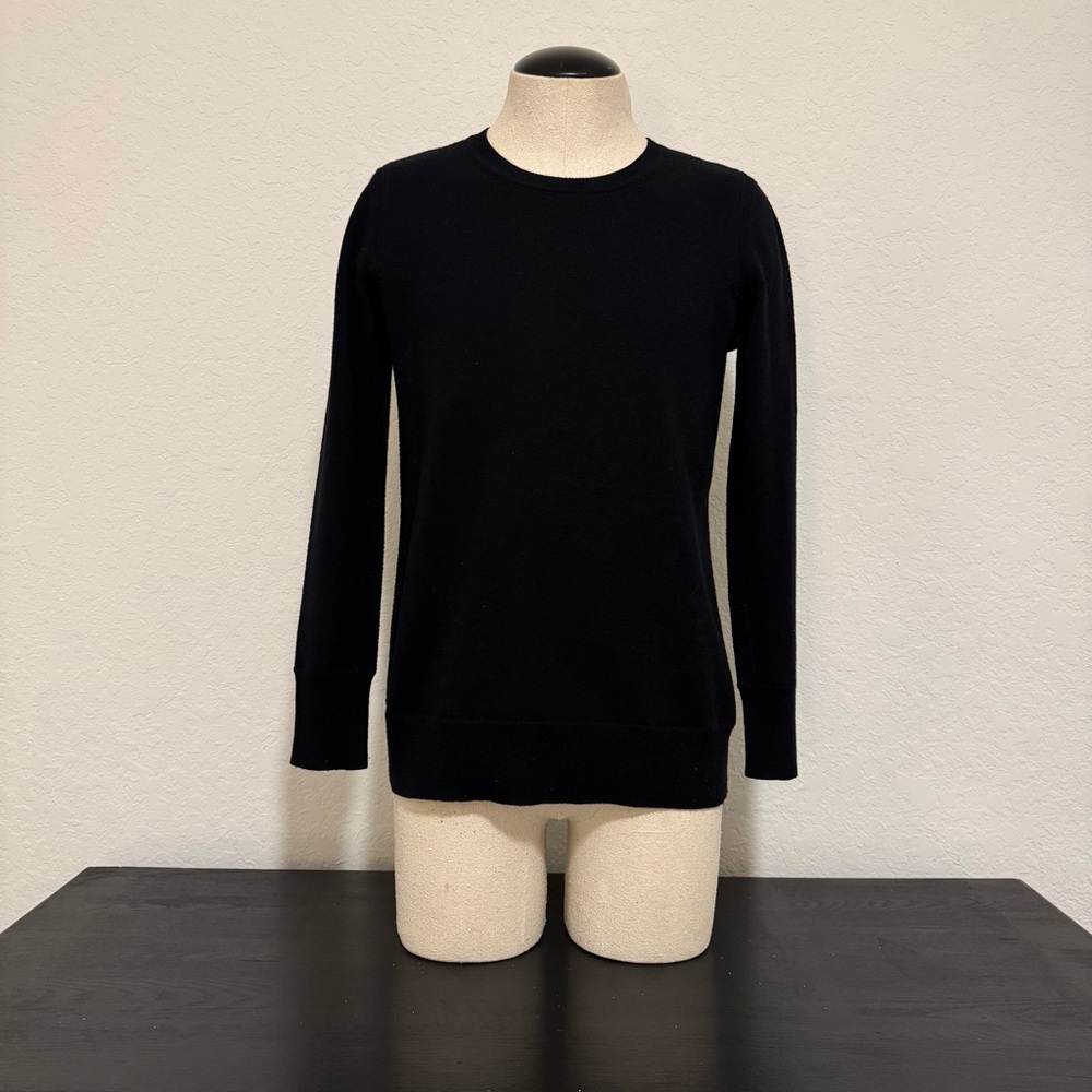 Rag & Bone Jean 100% Wool Black Crew Neck Sweater